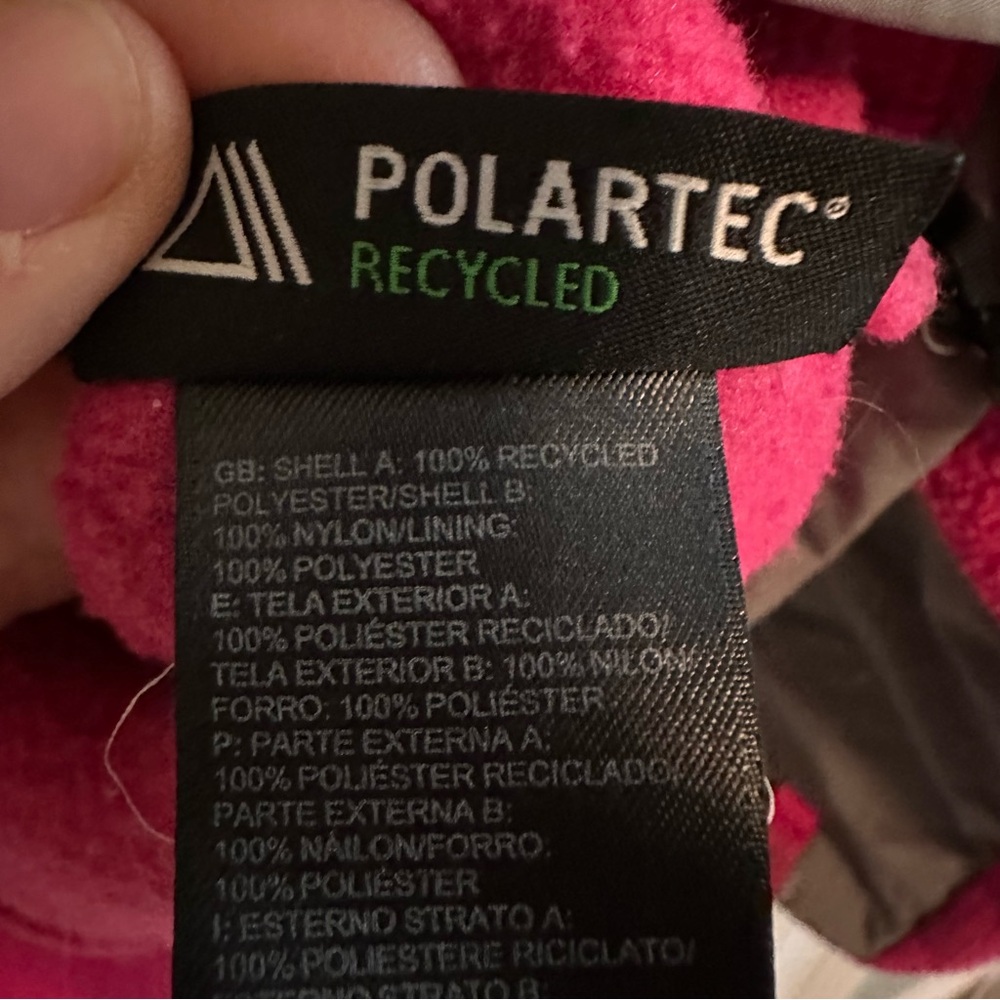 The North Face Pink Denali Jacket, Size L - Picture 5 of 6